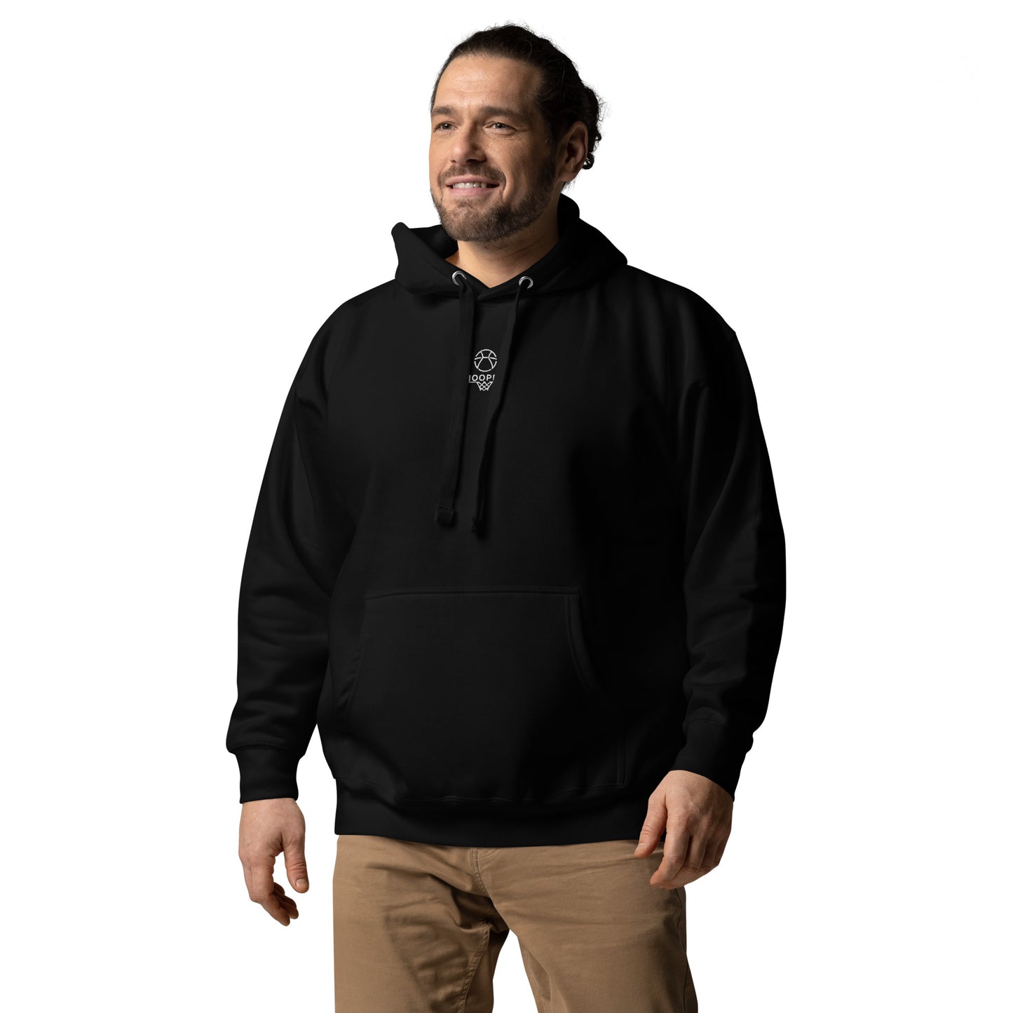 Hesi Unisex Hoodie Black Front