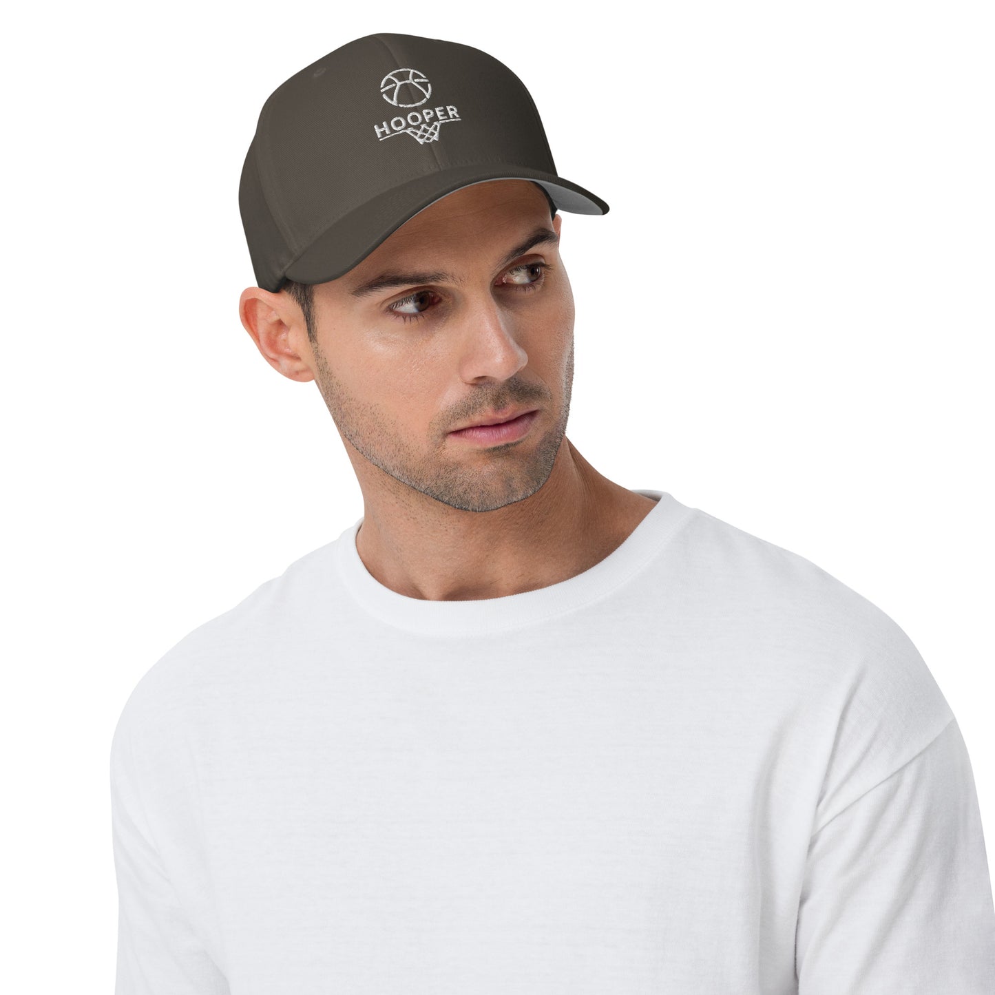 Hooper Baller Hat Dark Grey Front