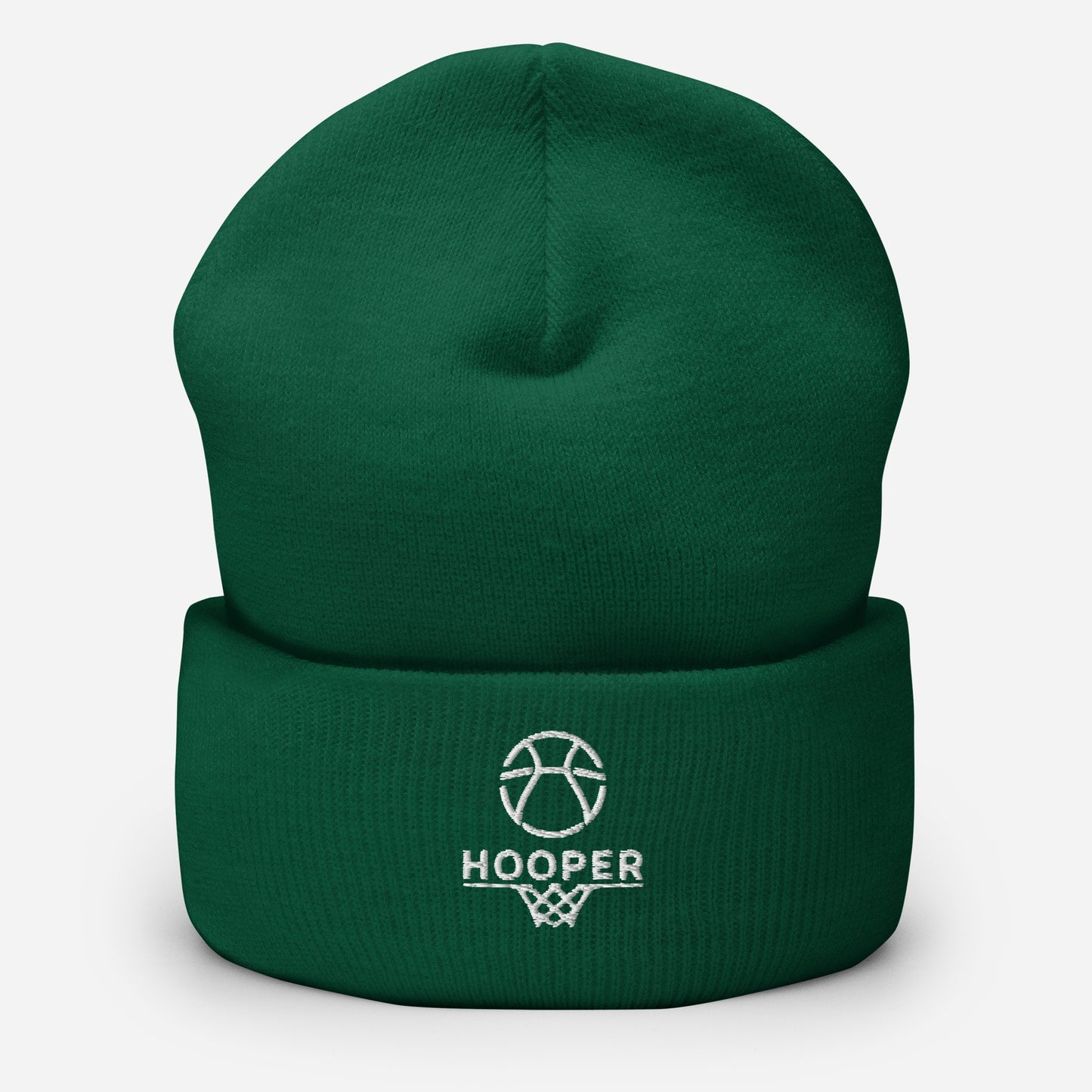 cuffed beanie spruce front