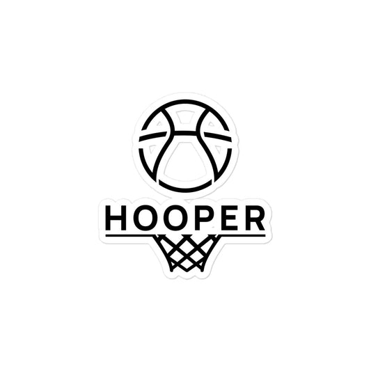 Bubble free sticker - Hooper Logo 5.5x5.5