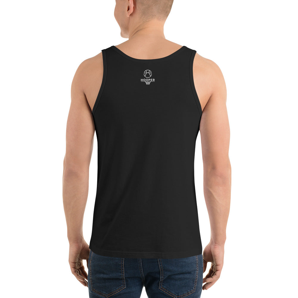 Unisex Tank Top Black Back