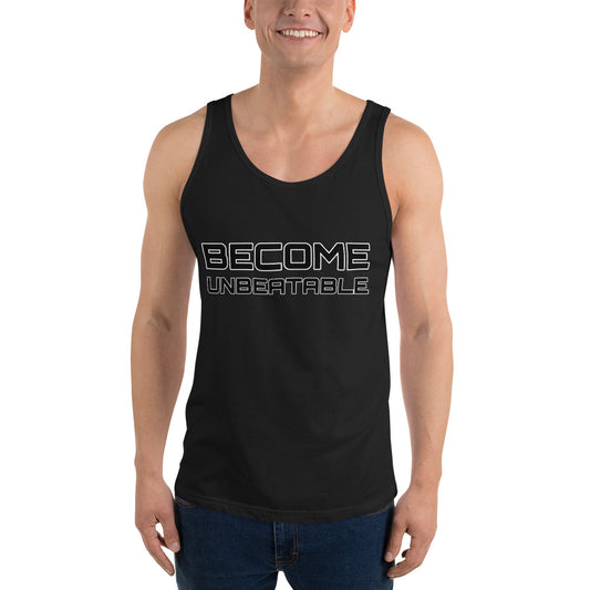 Unisex Tank Top Black Front