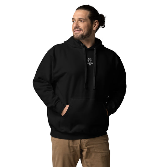 Hesi Unisex Hoodie Black Front