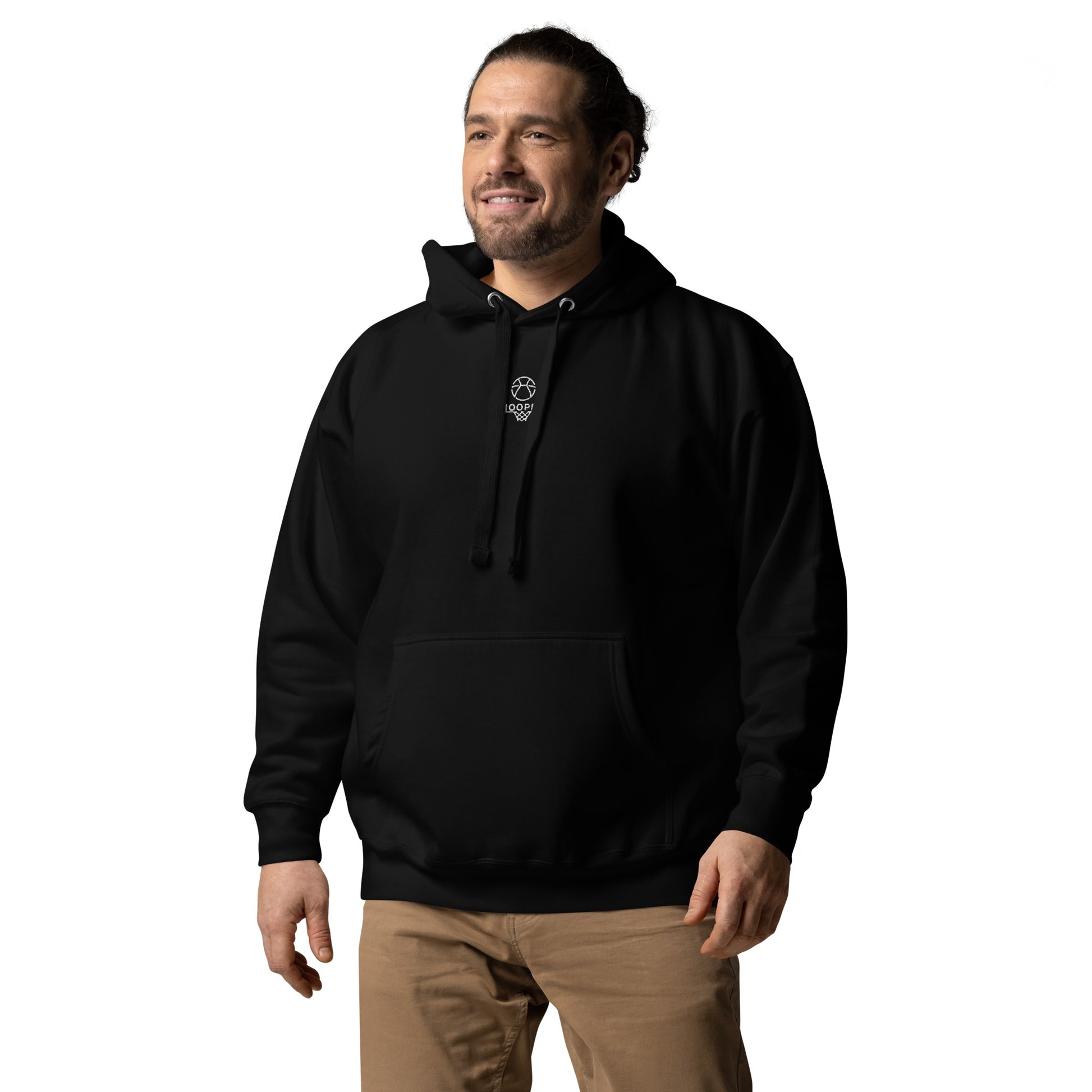 Hesi Unisex Hoodie Black Front