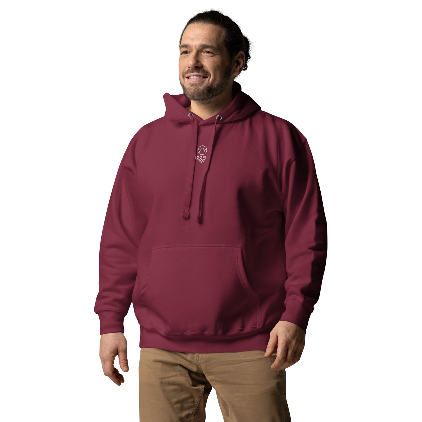 Hesi Unisex Hoodie Maroon Front